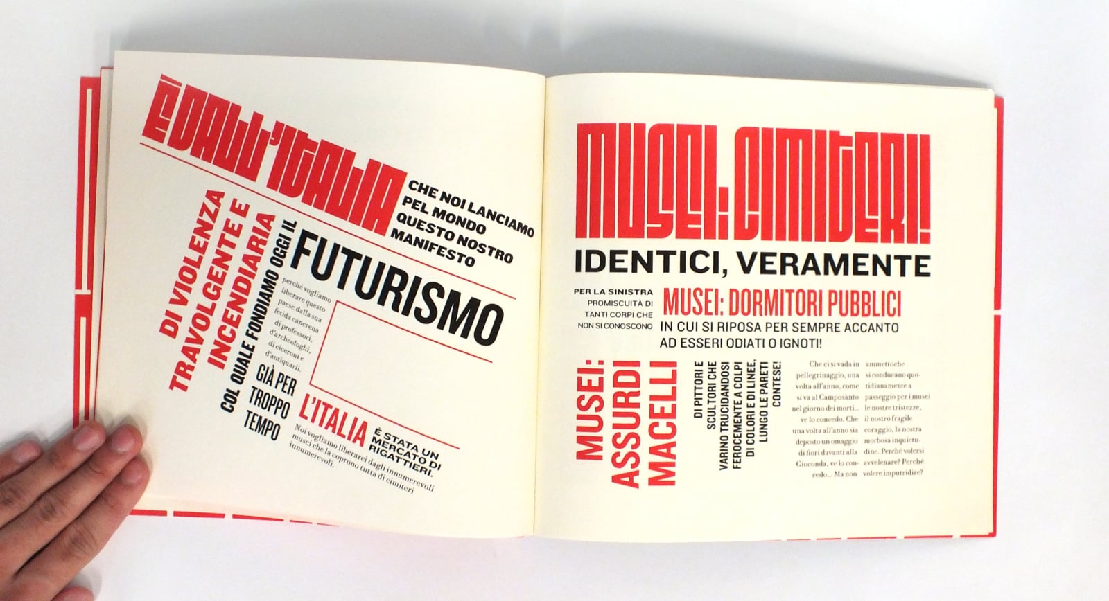 publication with a page open