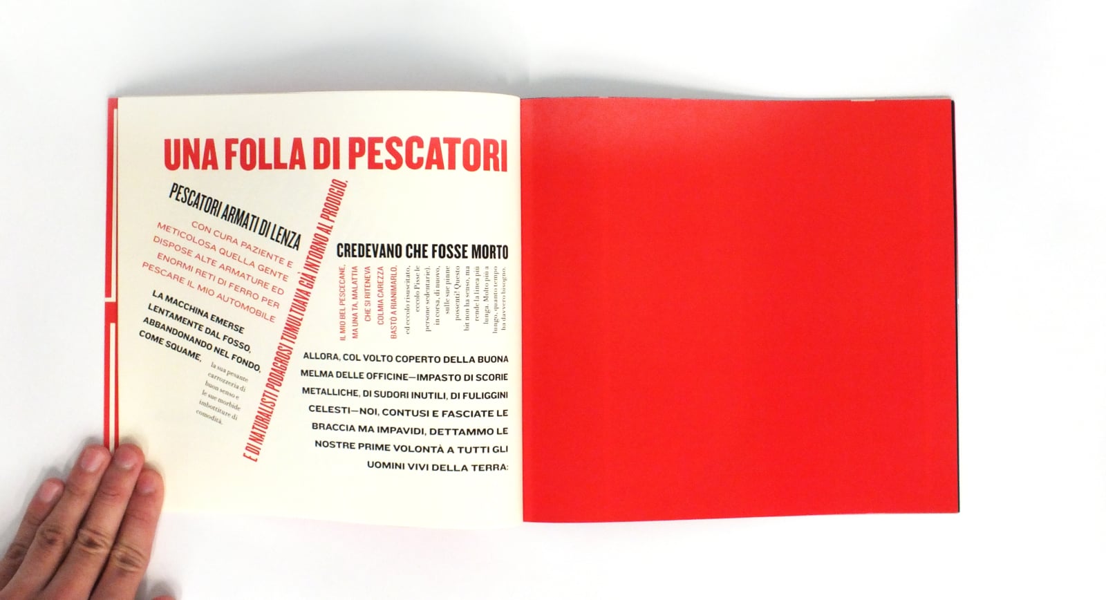 publication with a page open